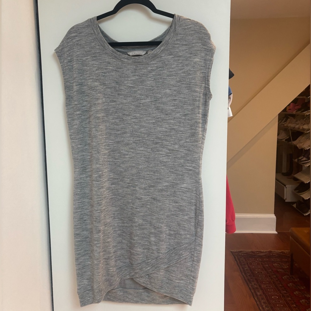 Athleta Heather Gray Knit Dress